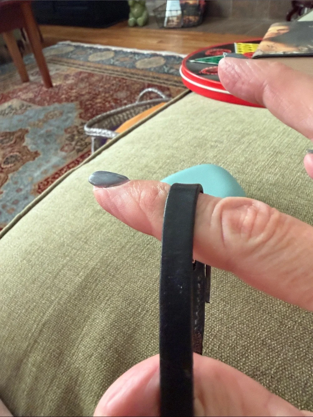 Hermes leather bracelet